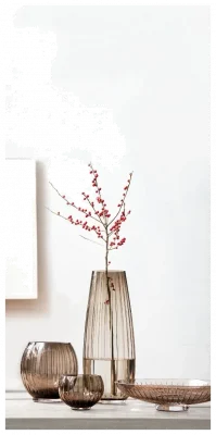 SIGNUM Velká váza Smoky Brown / ZWIESEL HANDMADE