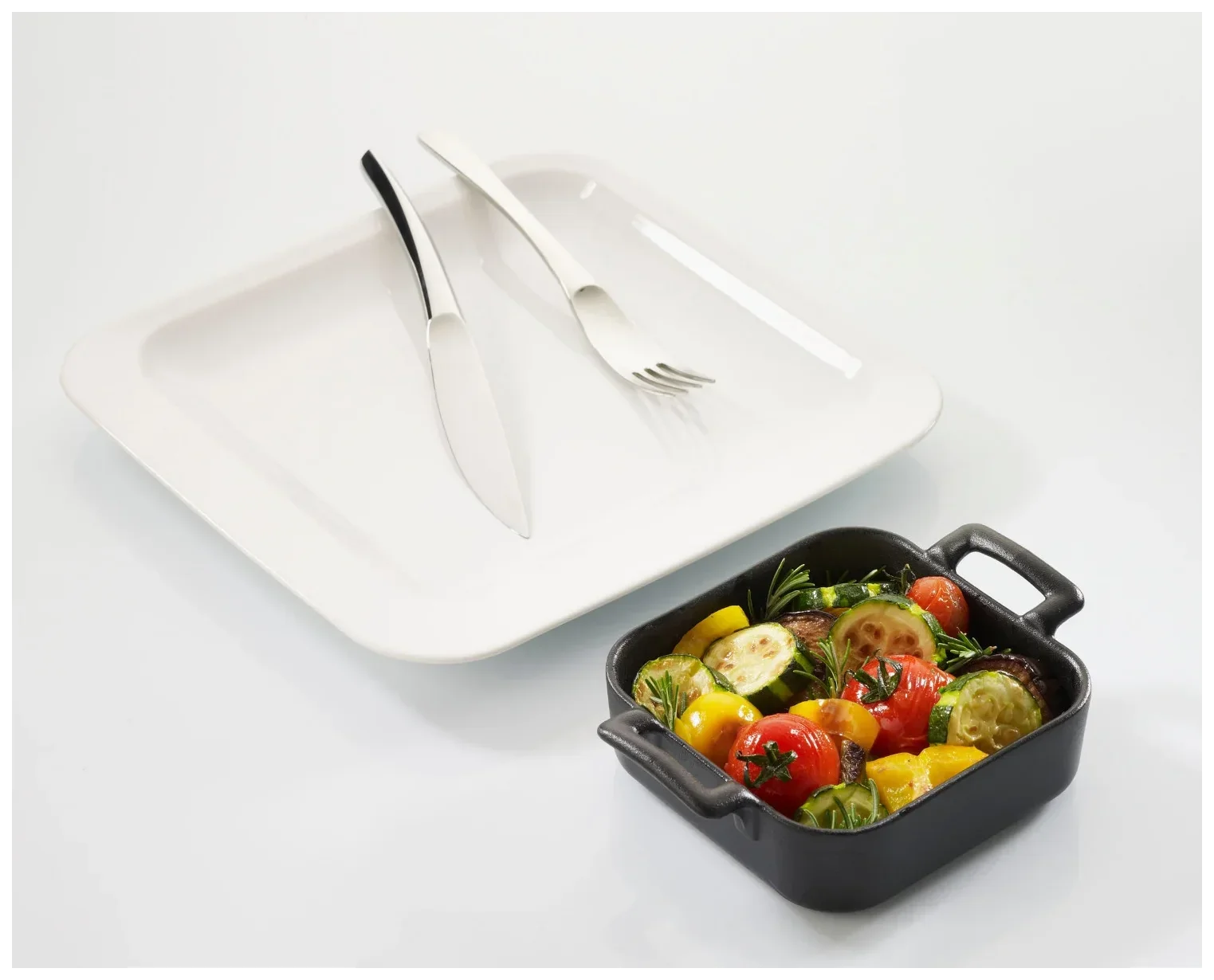 BELLE CUISINE NOIR Čtvercový pekáček 350 ml černá / REVOL