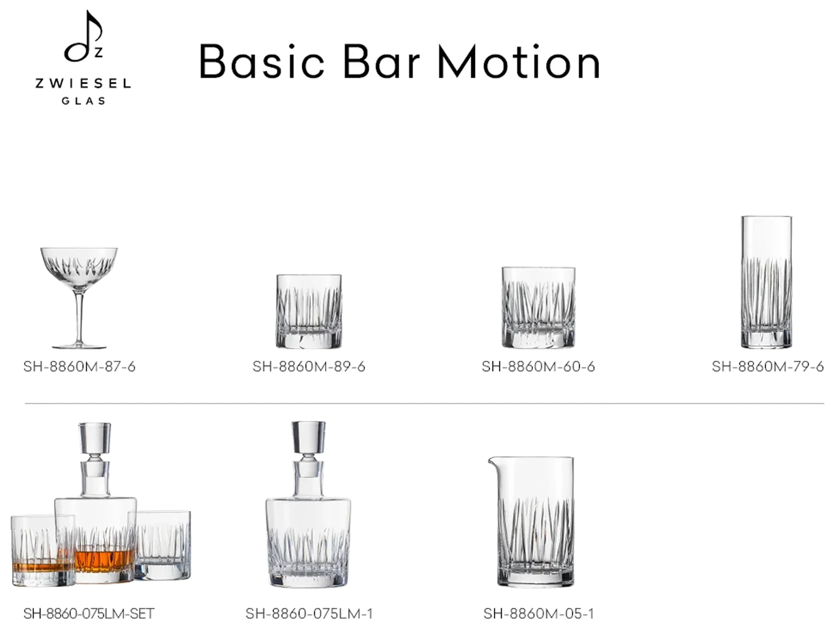 BASIC BAR MOTION Koktejlová sklenice 202 ml, sada 6 ks / ZWIESEL GLAS