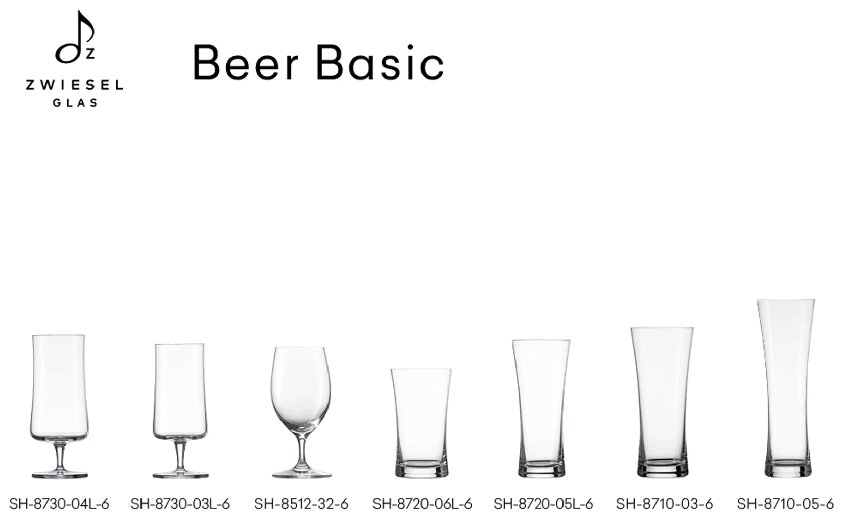 BEER BASIC Sklenice na pšeničné pivo „german lager“ 451 ml, sada 6 ks / SCHOTT ZWIESEL