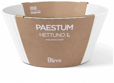 NETTUNO Mísa 25 cm křišťálově bílá / BLIM PLUS