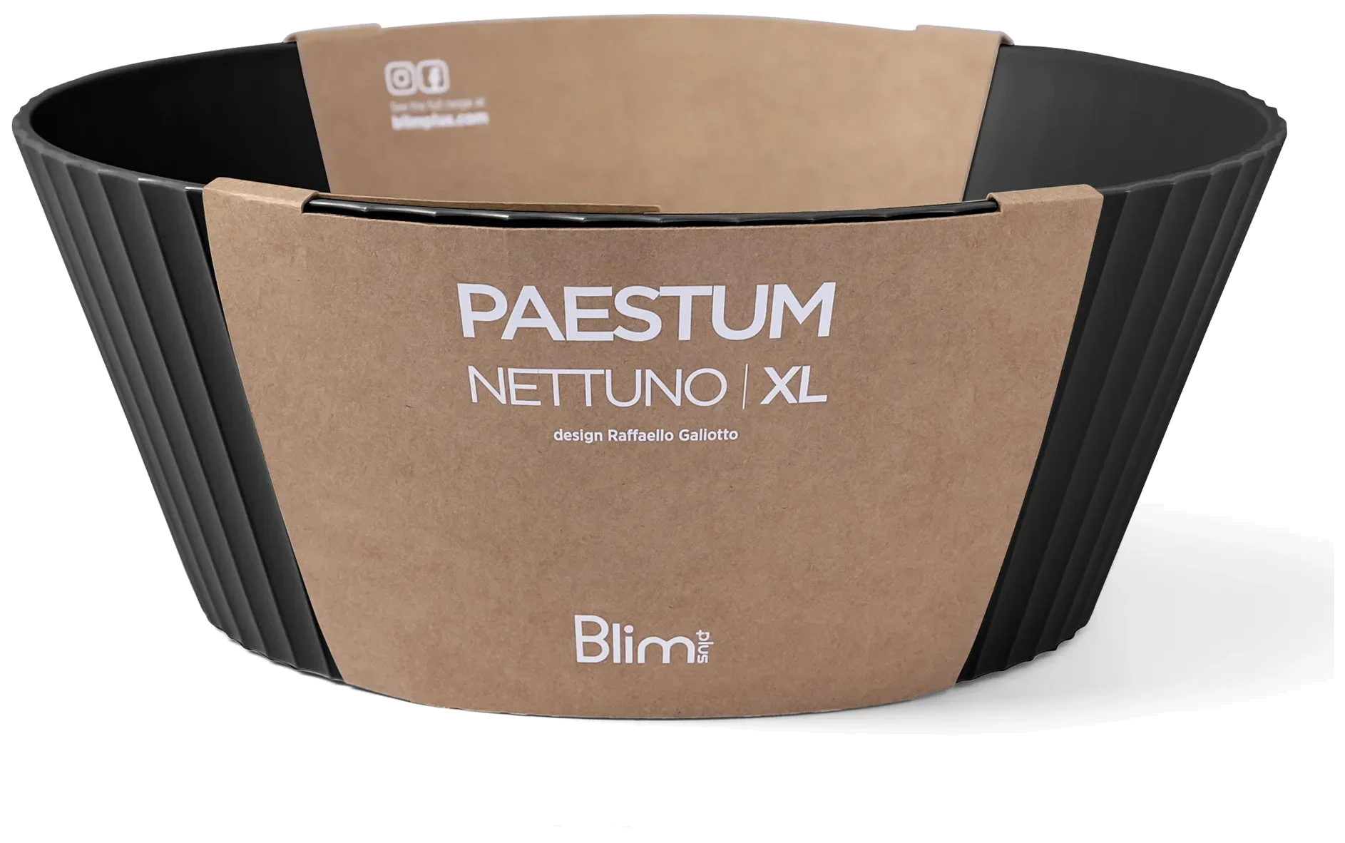 NETTUNO Mísa 30 cm karbon / BLIM PLUS