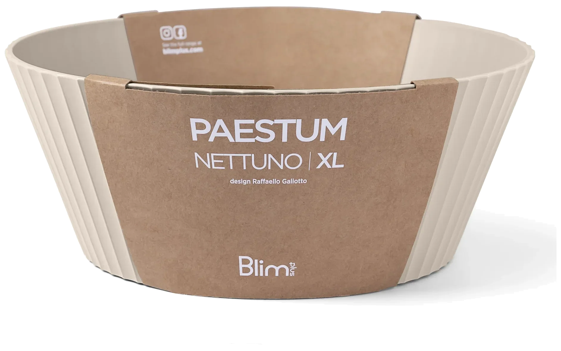 NETTUNO Mísa 30 cm moka / BLIM PLUS