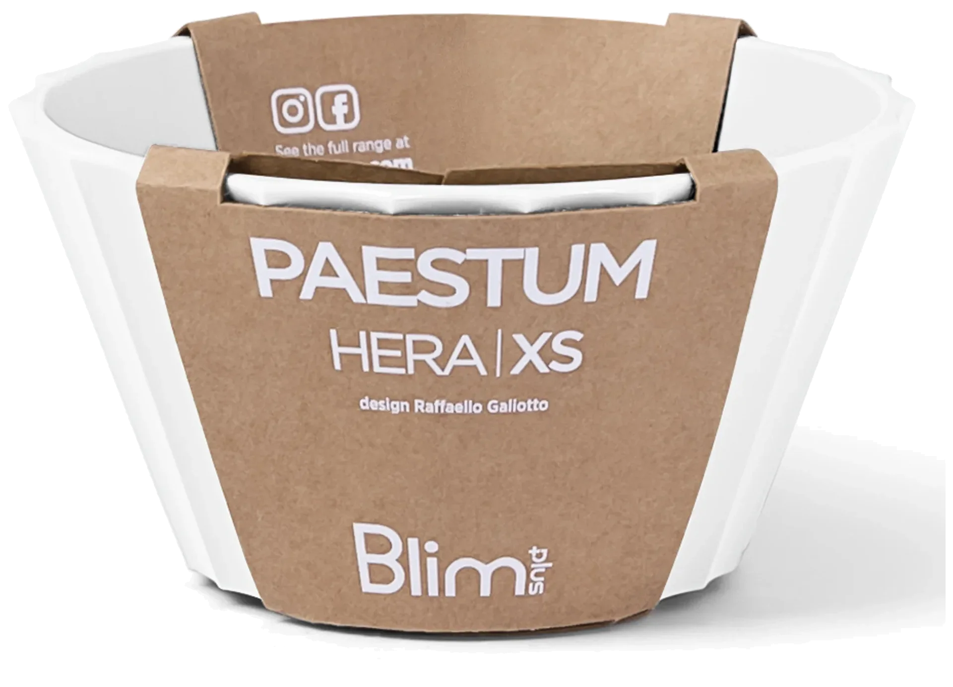 HERA Mísa 11 cm křišťálově bílá / BLIM PLUS