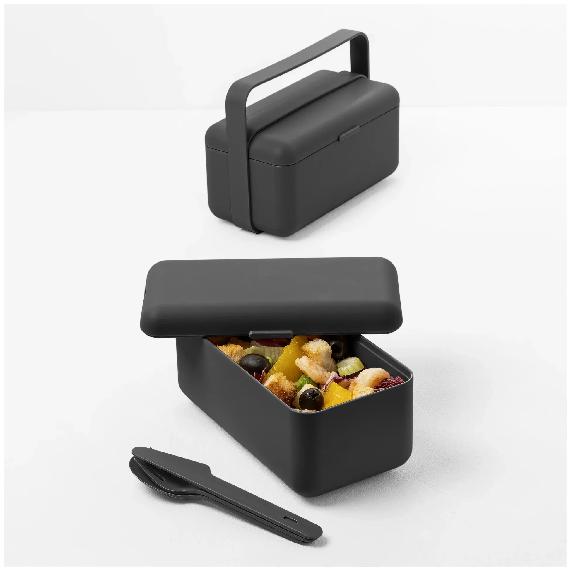 BAULETTO Nízký lunchbox, karbon / BLIM PLUS