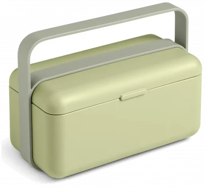 BAULETTO Nízký lunchbox, světlá lesní zelená / BLIM PLUS