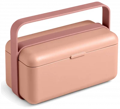 BAULETTO Nízký lunchbox, plameňákově růžový / BLIM PLUS