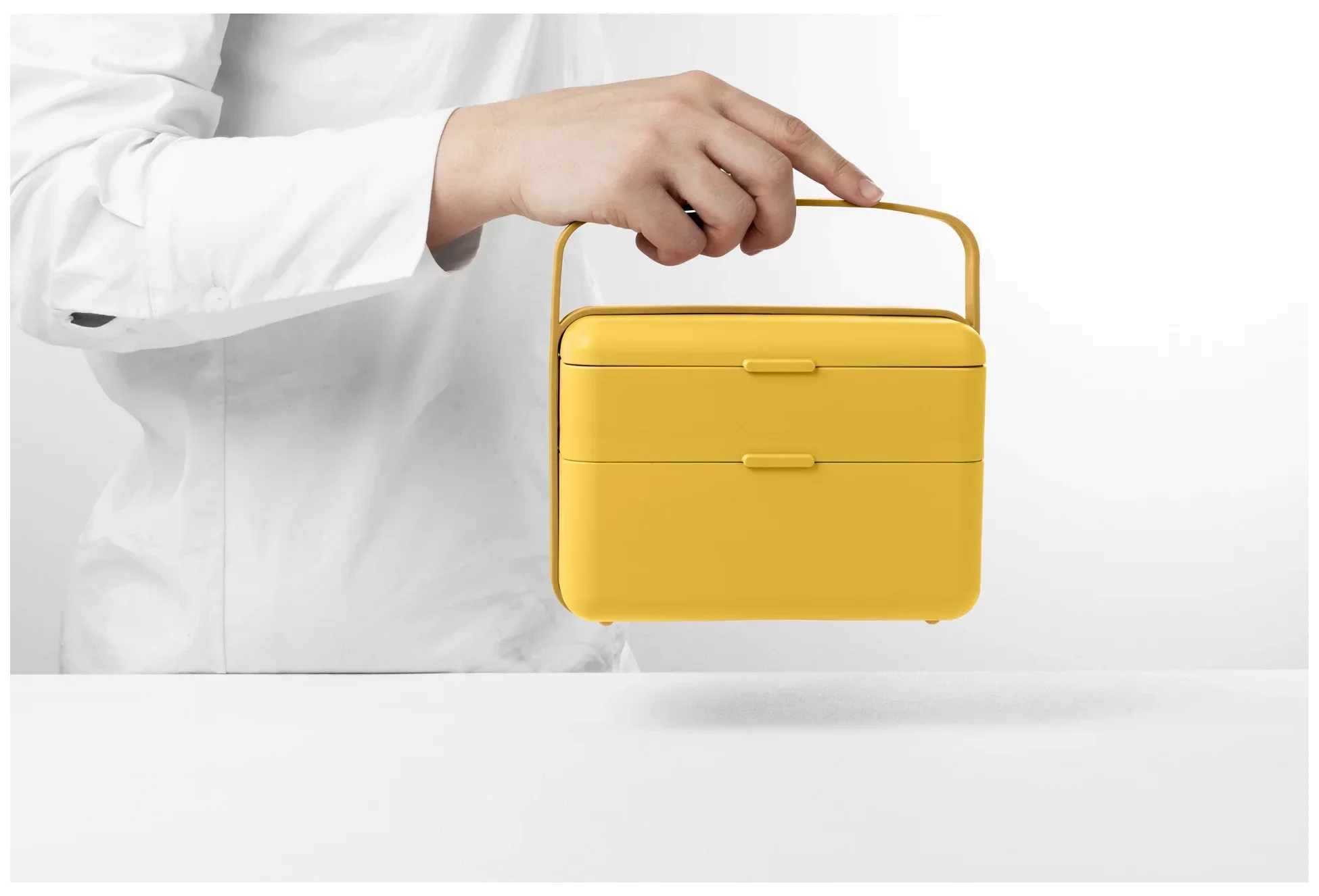 BAULETTO Vysoký lunchbox, střední pouštní odstín / BLIM PLUS