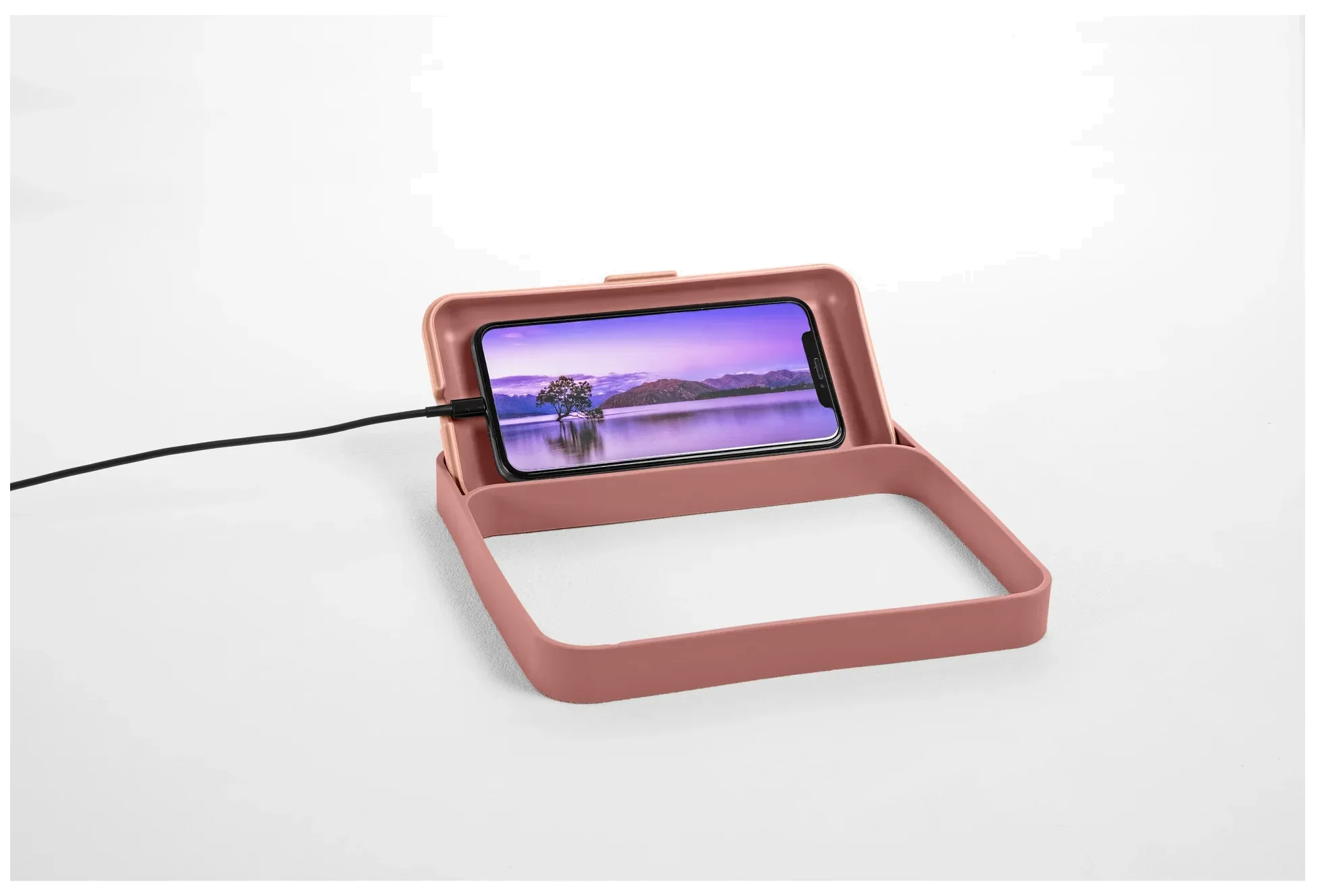 BAULETTO Vysoký lunchbox, plameňákově růžový / BLIM PLUS