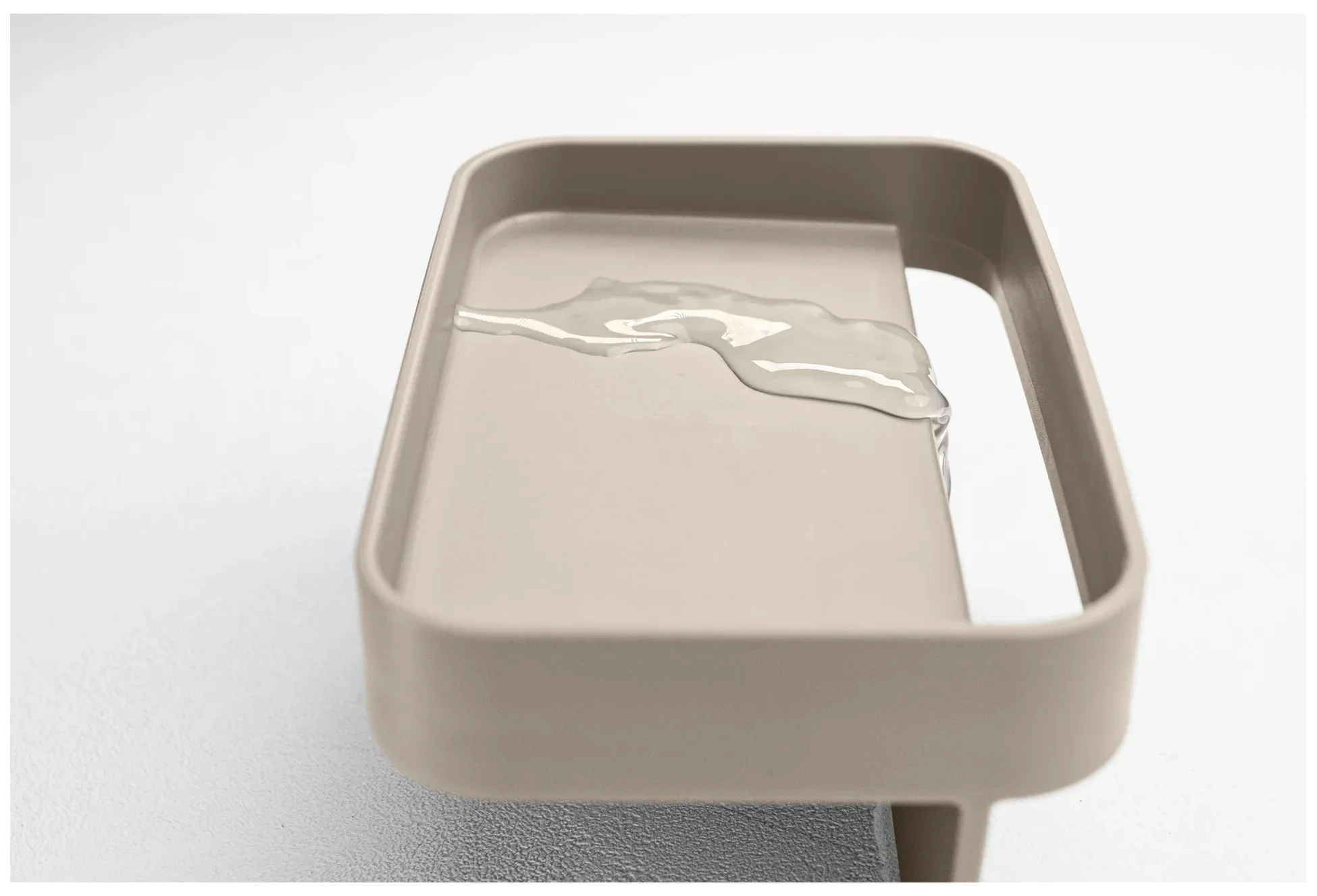 BATTIGIA Odkapávač na houbičku a utěrku, moka / BLIM PLUS