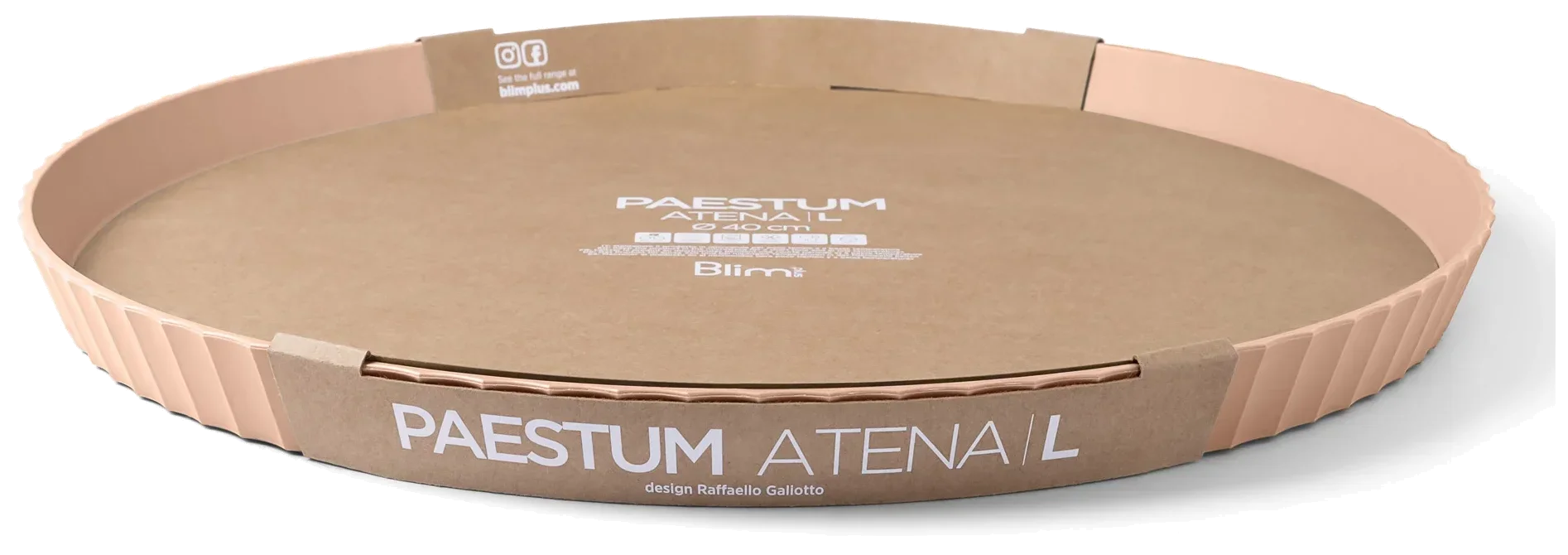 ATENA Kulatá servírovací mísa 40 cm meruňka / BLIM PLUS