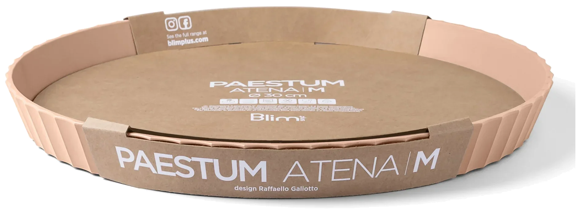 ATENA Kulatá servírovací mísa 30 cm meruňka / BLIM PLUS