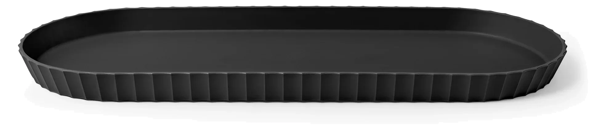 MINERVA Oválná servírovací mísa 50x25 cm karbon / BLIM PLUS