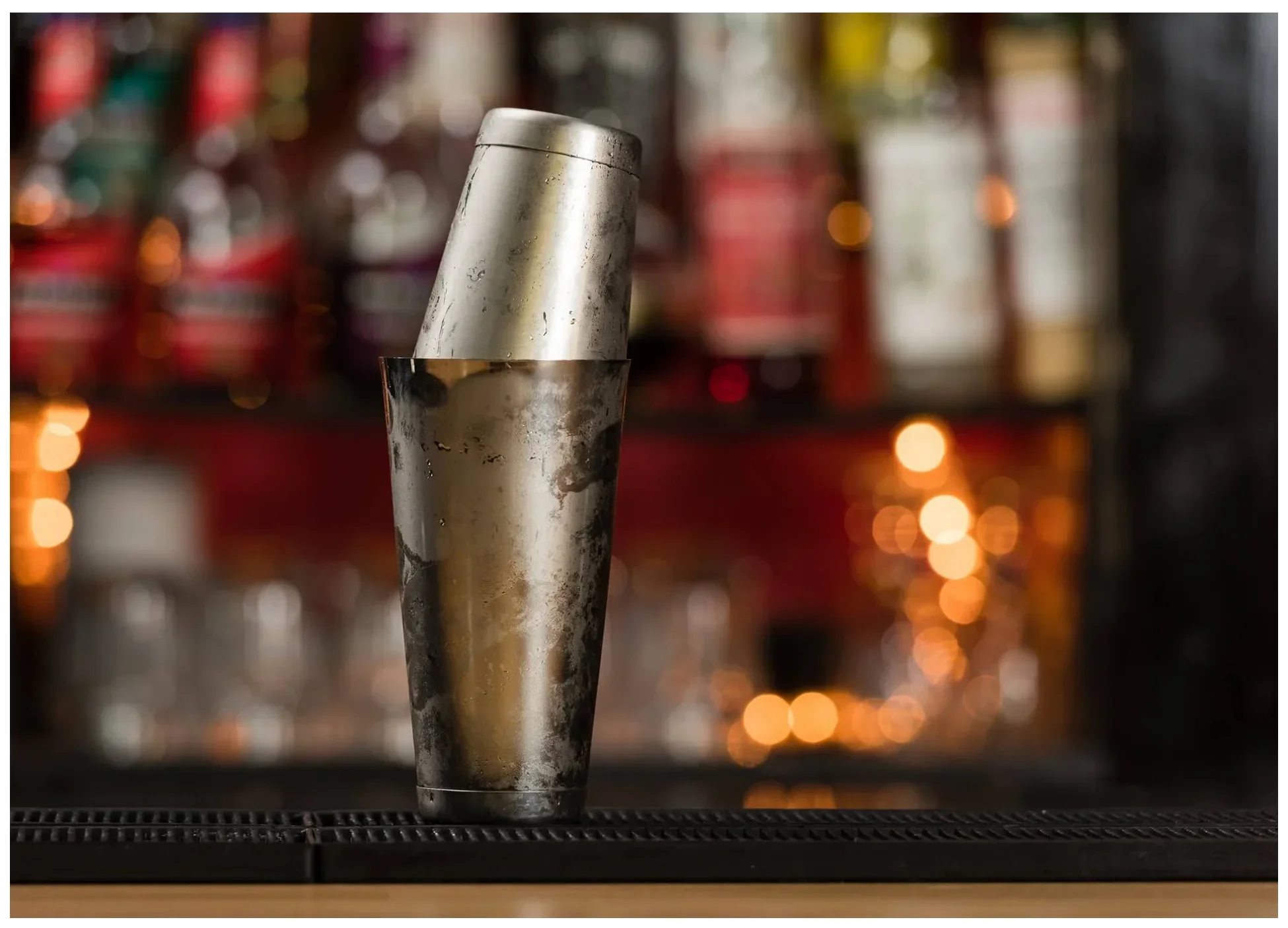 Ocelový šejkr Premium set / BAR PROFESSIONAL
