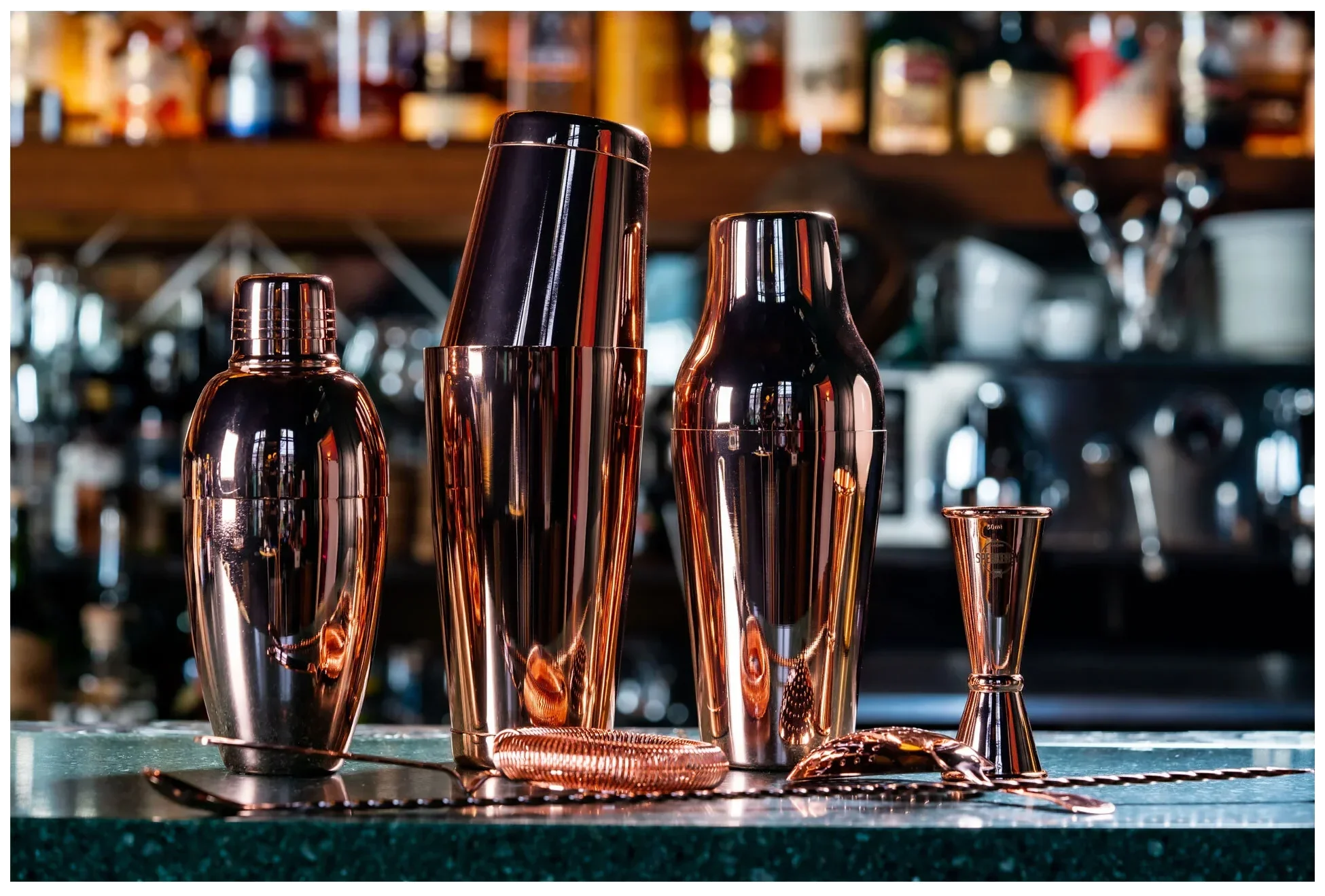 Měděný pařížský šejkr Premium / BAR PROFESSIONAL