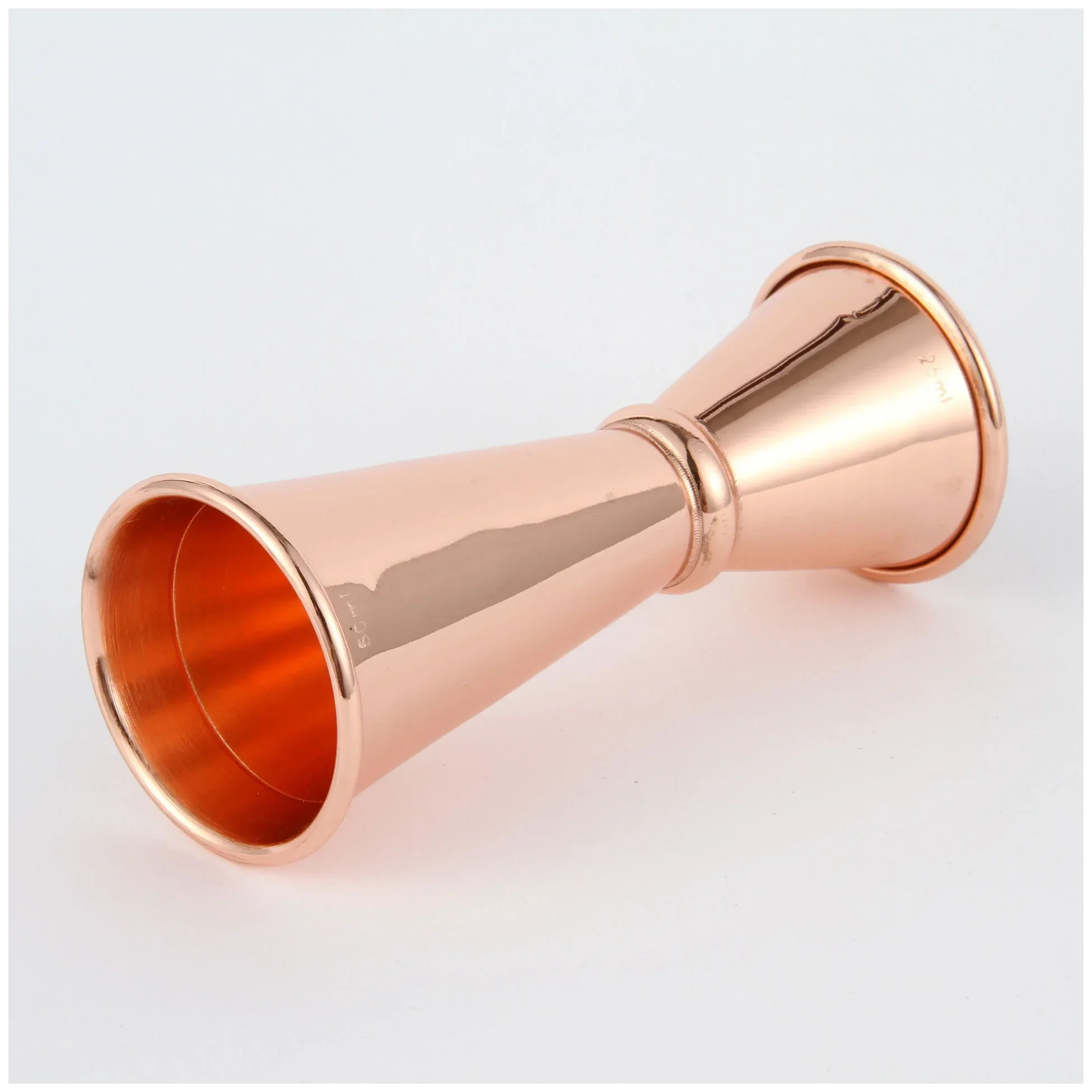 Japonská barová odměrka 25-50 ml měděná / BAR PROFESSIONAL