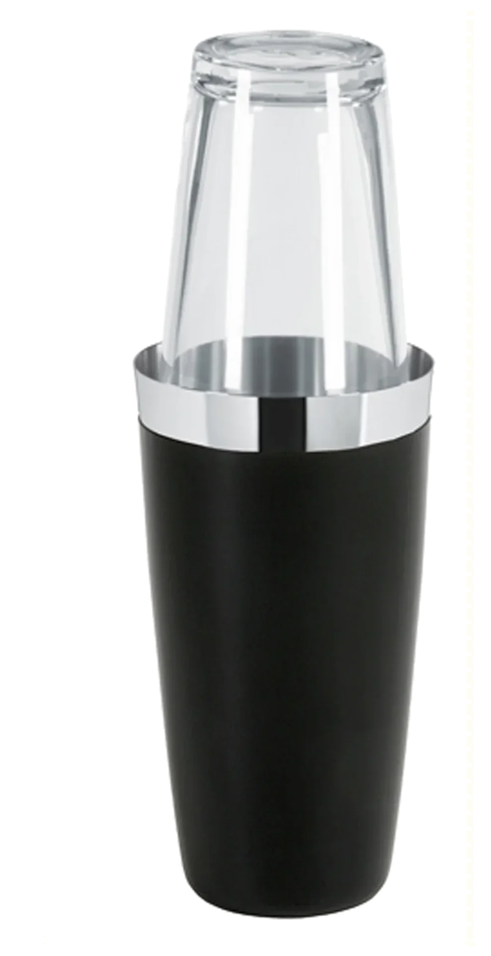 Bostonský šejkr s vinylovým povrchem 800 ml se sklenicí / BAR PROFESSIONAL