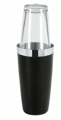 Bostonský šejkr s vinylovým povrchem 800 ml se sklenicí / BAR PROFESSIONAL