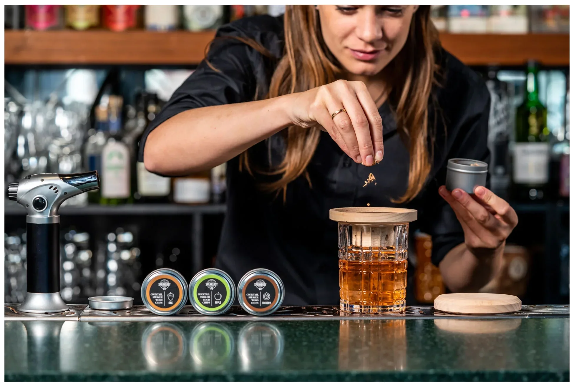 Souprava na aromatizaci koktejlů / BAR PROFESSIONAL