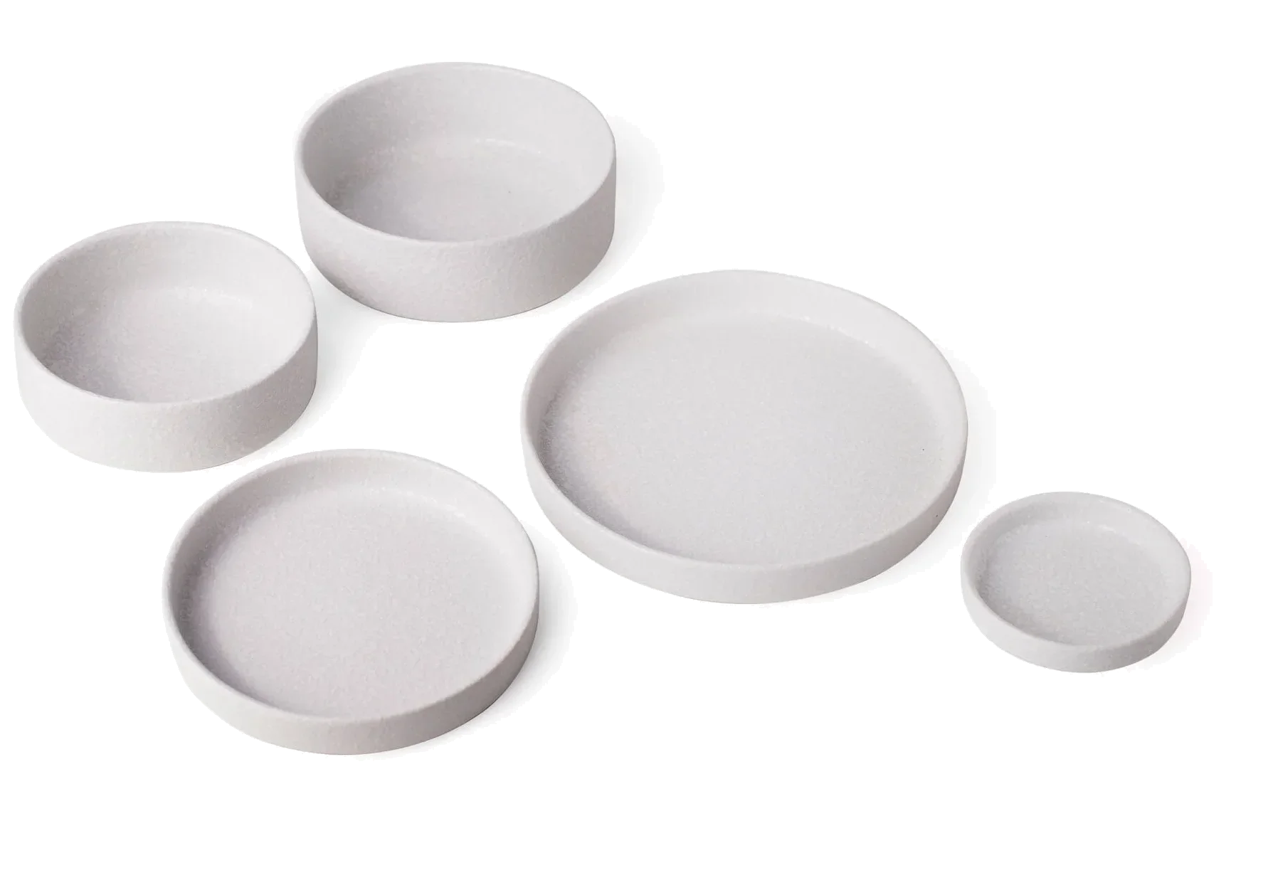VERLO Kulatý talíř CALCE 14 cm bílý
