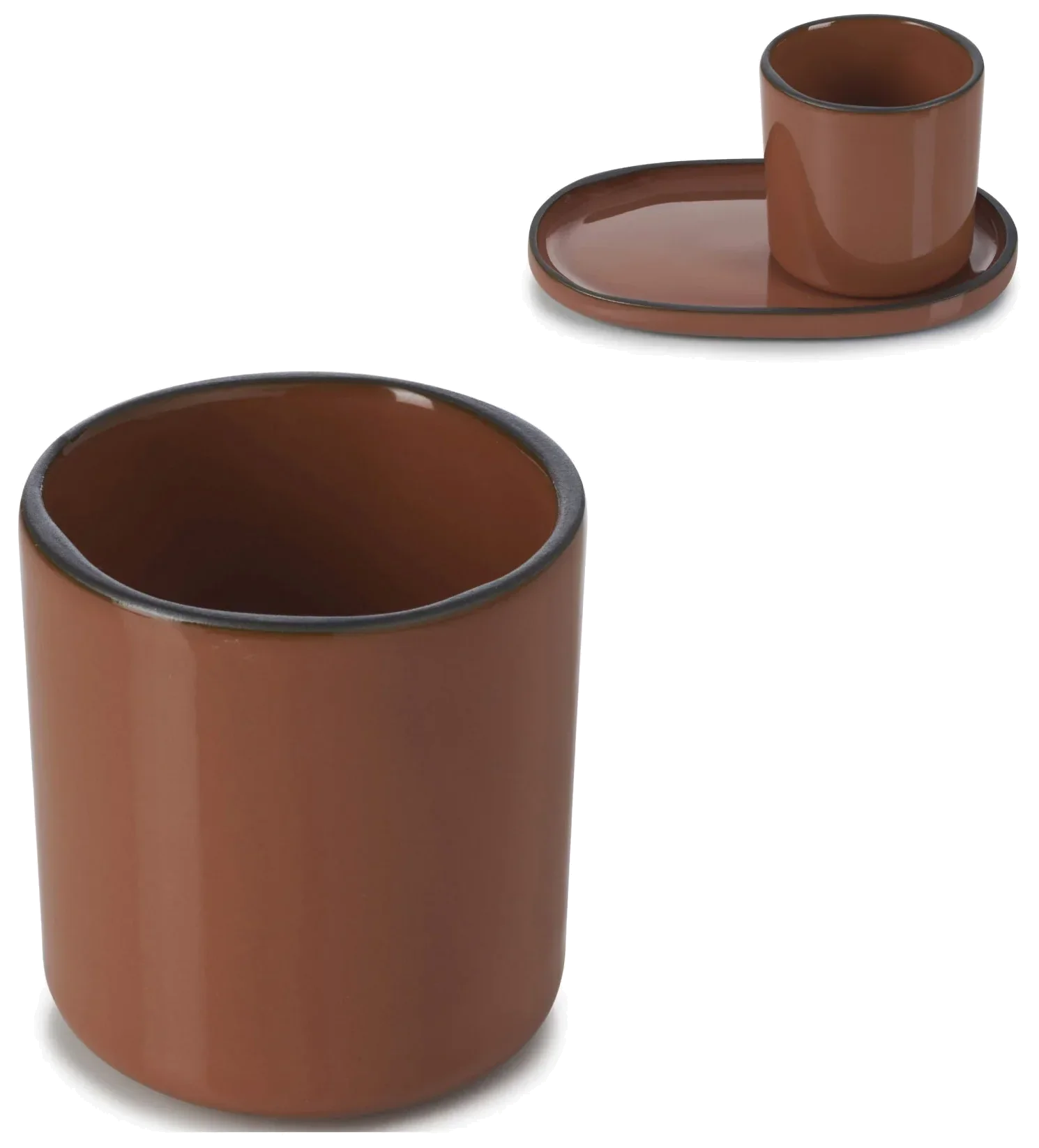 CARACTERE Šálek na espresso 80 ml Skořice / REVOL