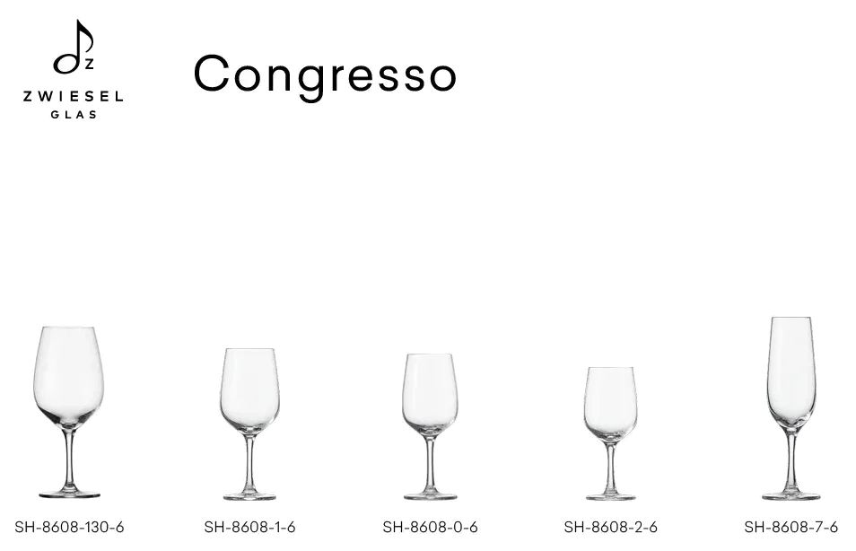 CONGRESSO Sklenice na víno 355 ml, sada 6 ks / SCHOTT ZWIESEL