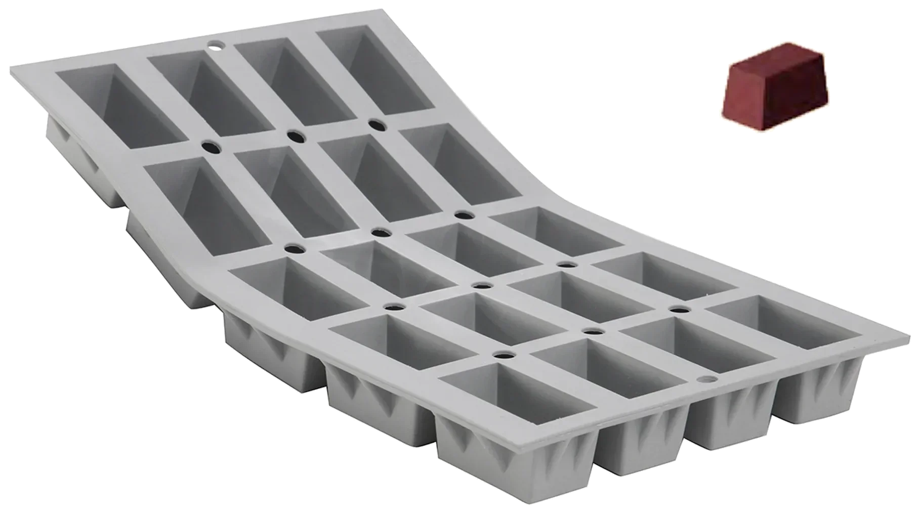 ELASTOMOULE Silikonová podložka na sušenky a mini dortíky / DE BUYER
