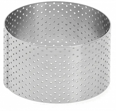 Kulatý perforovaný cukrářský ráfek 7,5 cm / DE BUYER