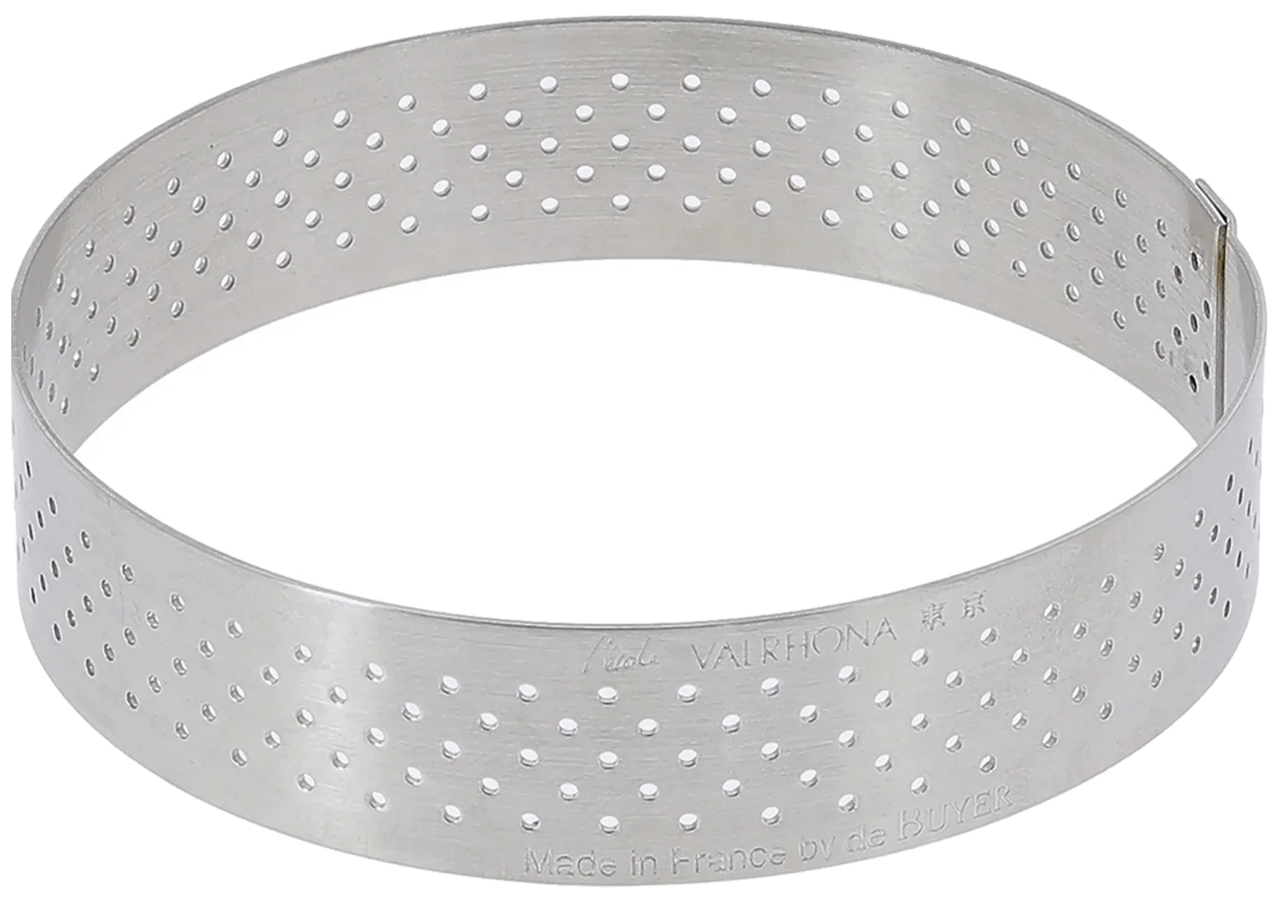 Kulatý perforovaný cukrářský ráfek 28,5 cm / DE BUYER