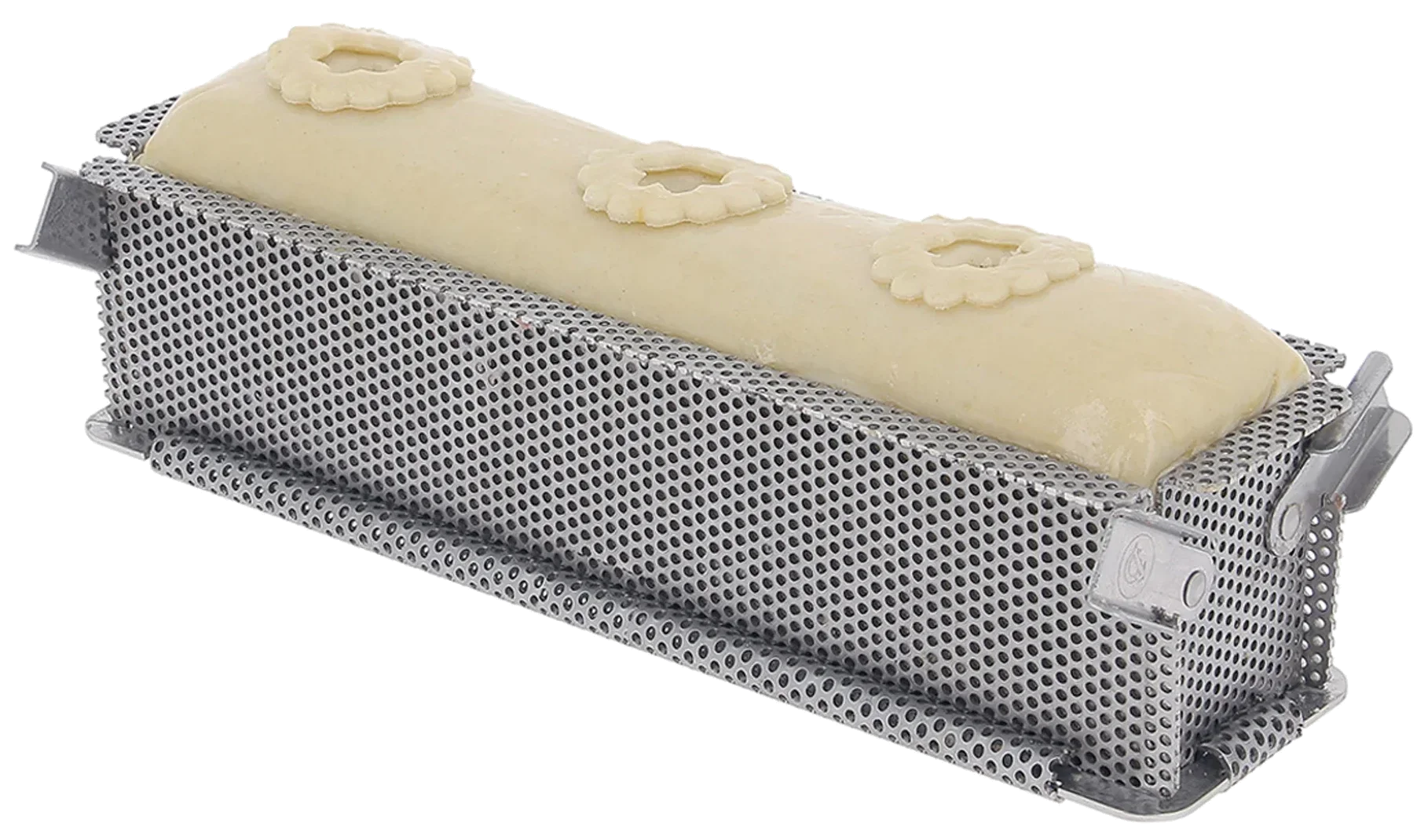GEOFORME Perforovaná pečicí forma 24 x 5 x 6 cm / DE BUYER