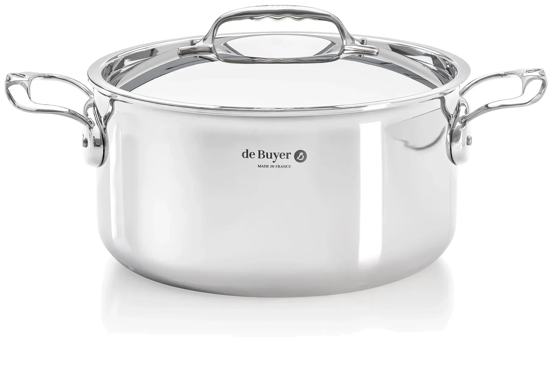 AFFINITY Vysoký hrnec s poklicí 24 cm / DE BUYER