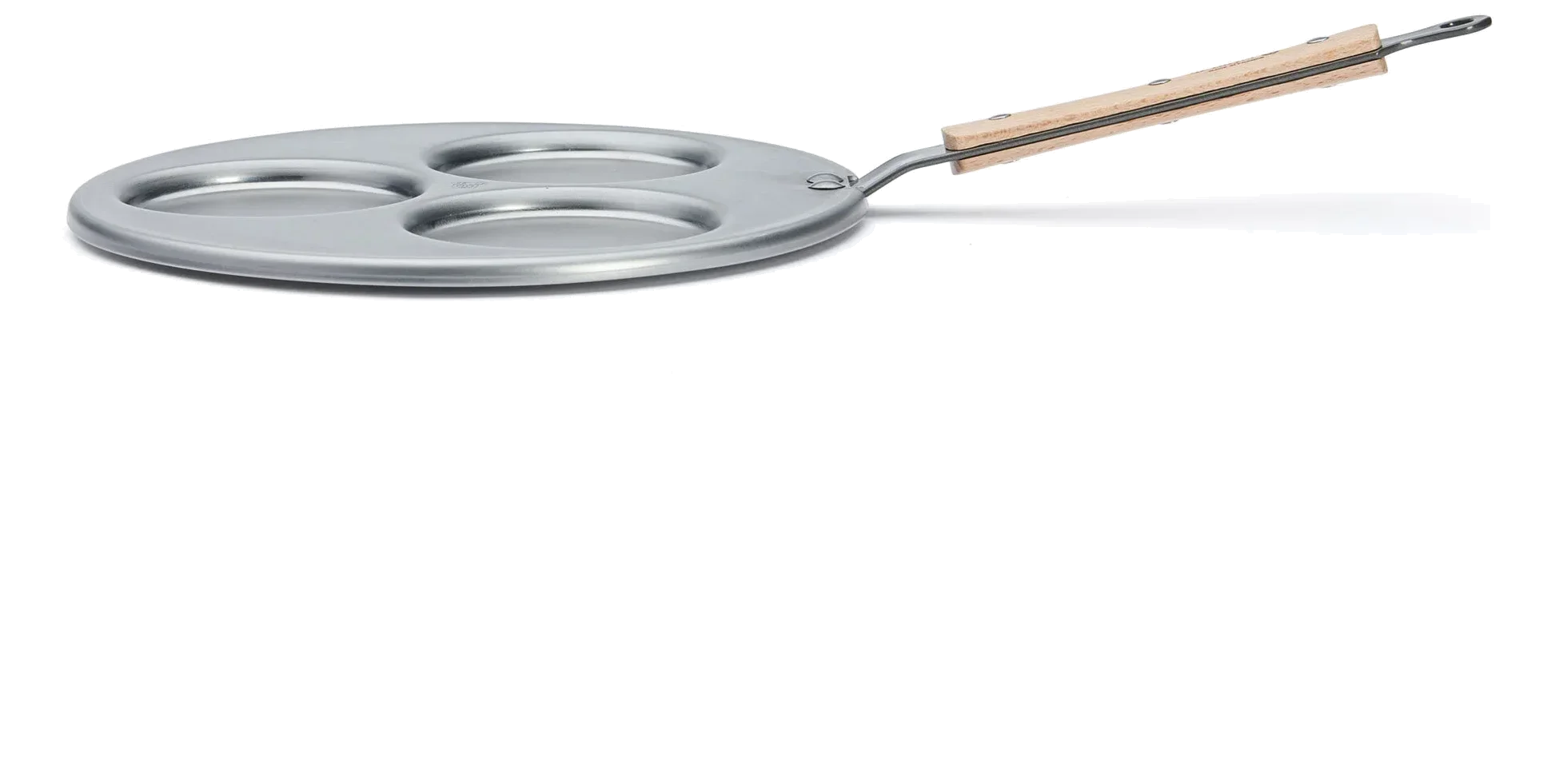 DE BUYER Pánev na vejce, placky a lívance MINERAL B BOIS 27 cm