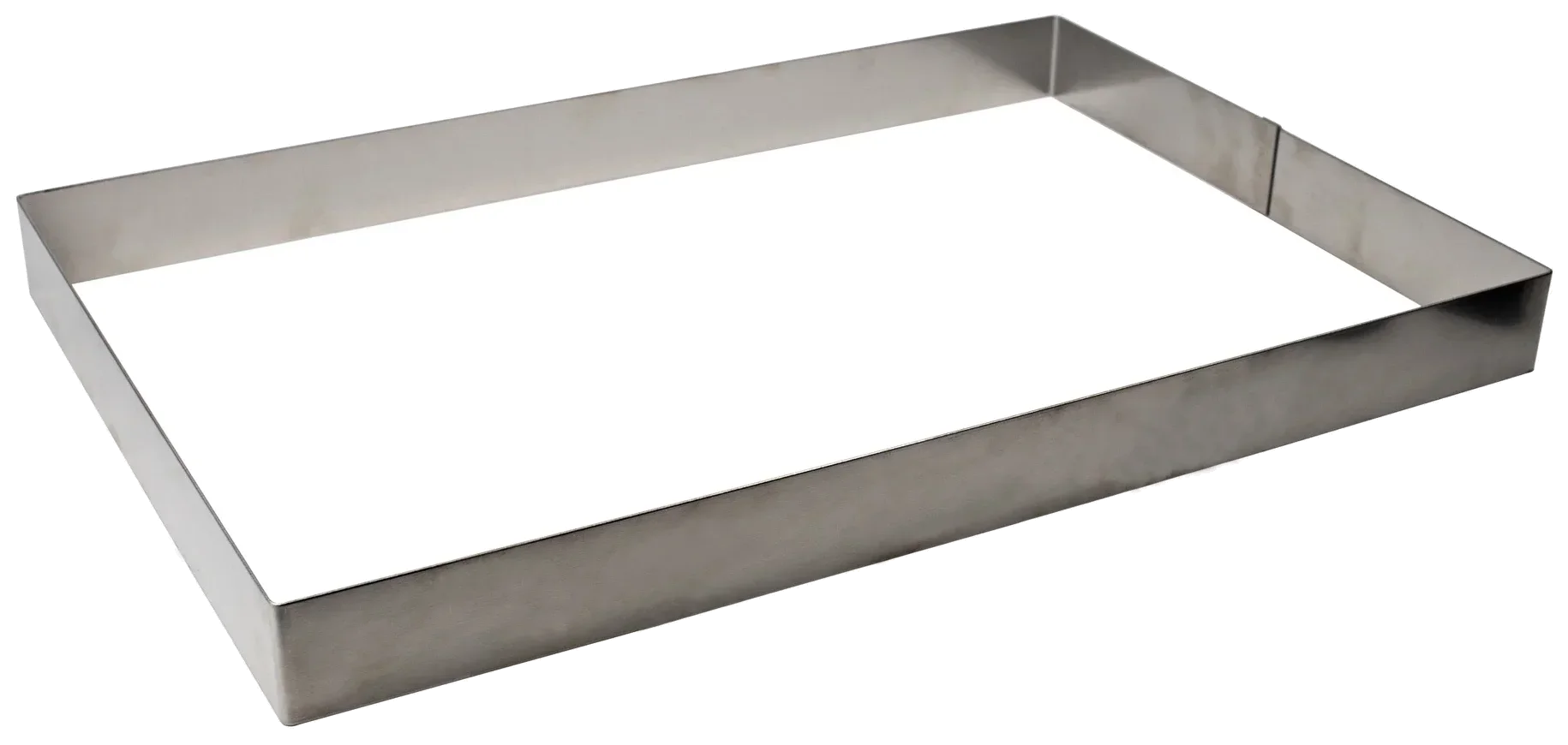 Obdélníkový cukrářský ráfek 59 x 39 cm nerezová ocel / DE BUYER