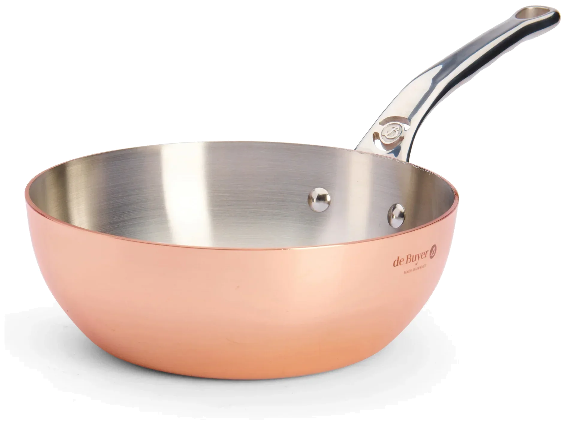 PRIMA MATERA Měděný kónický rendlík 20 cm / DE BUYER