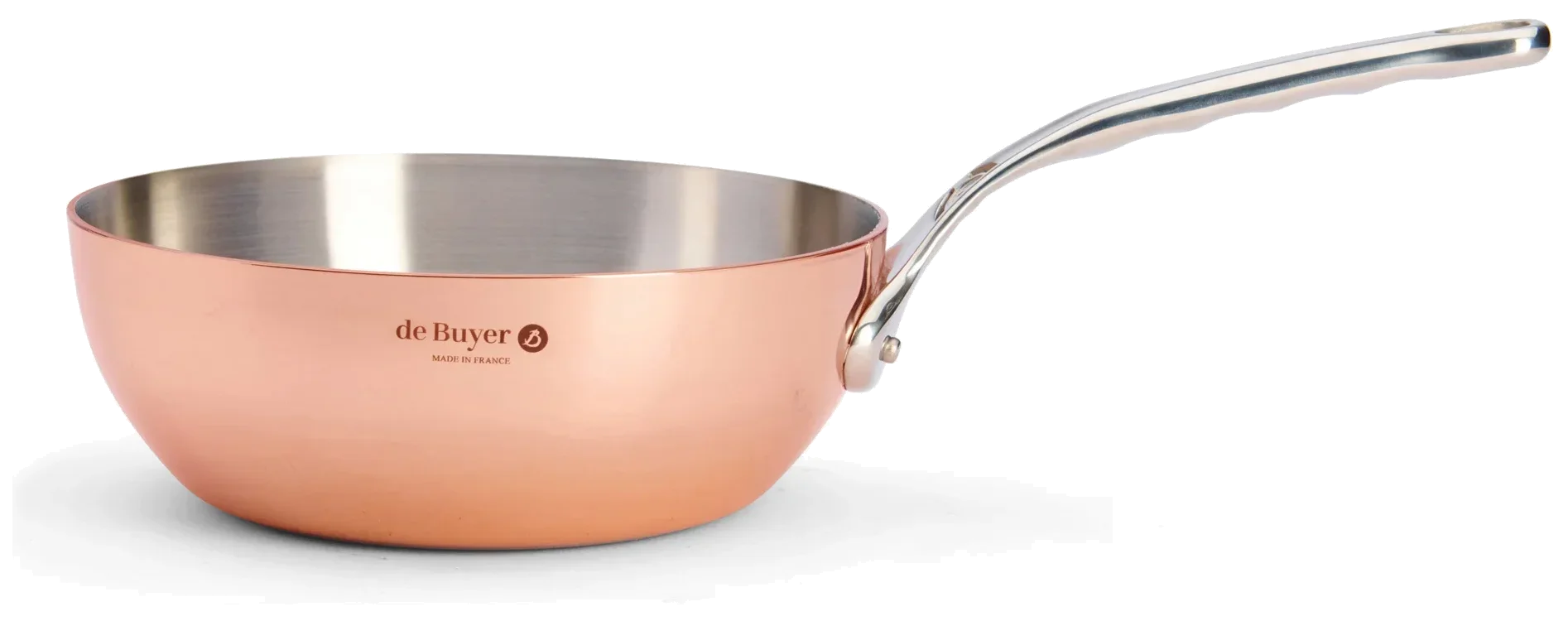 PRIMA MATERA Měděný kónický rendlík 20 cm / DE BUYER