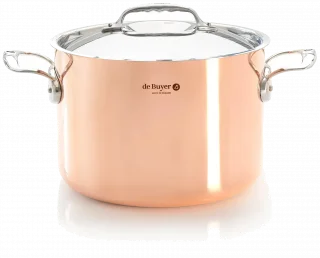 PRIMA MATERA Vysoký hrnec 24 cm / DE BUYER