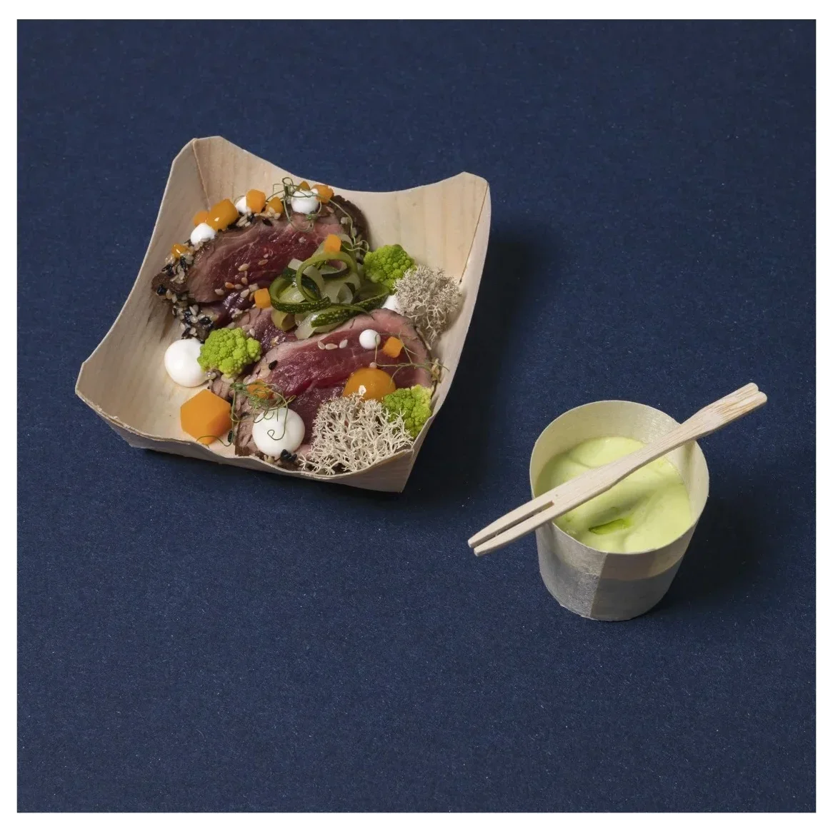 Nádobka na finger food 6x6 cm bal. (50 ks) / VERLO