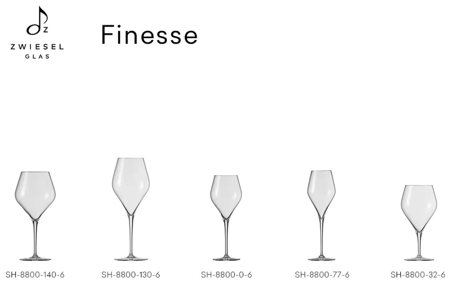 FINESSE Sklenice na víno Chardonnay 385 ml, sada 6 ks / SCHOTT ZWIESEL