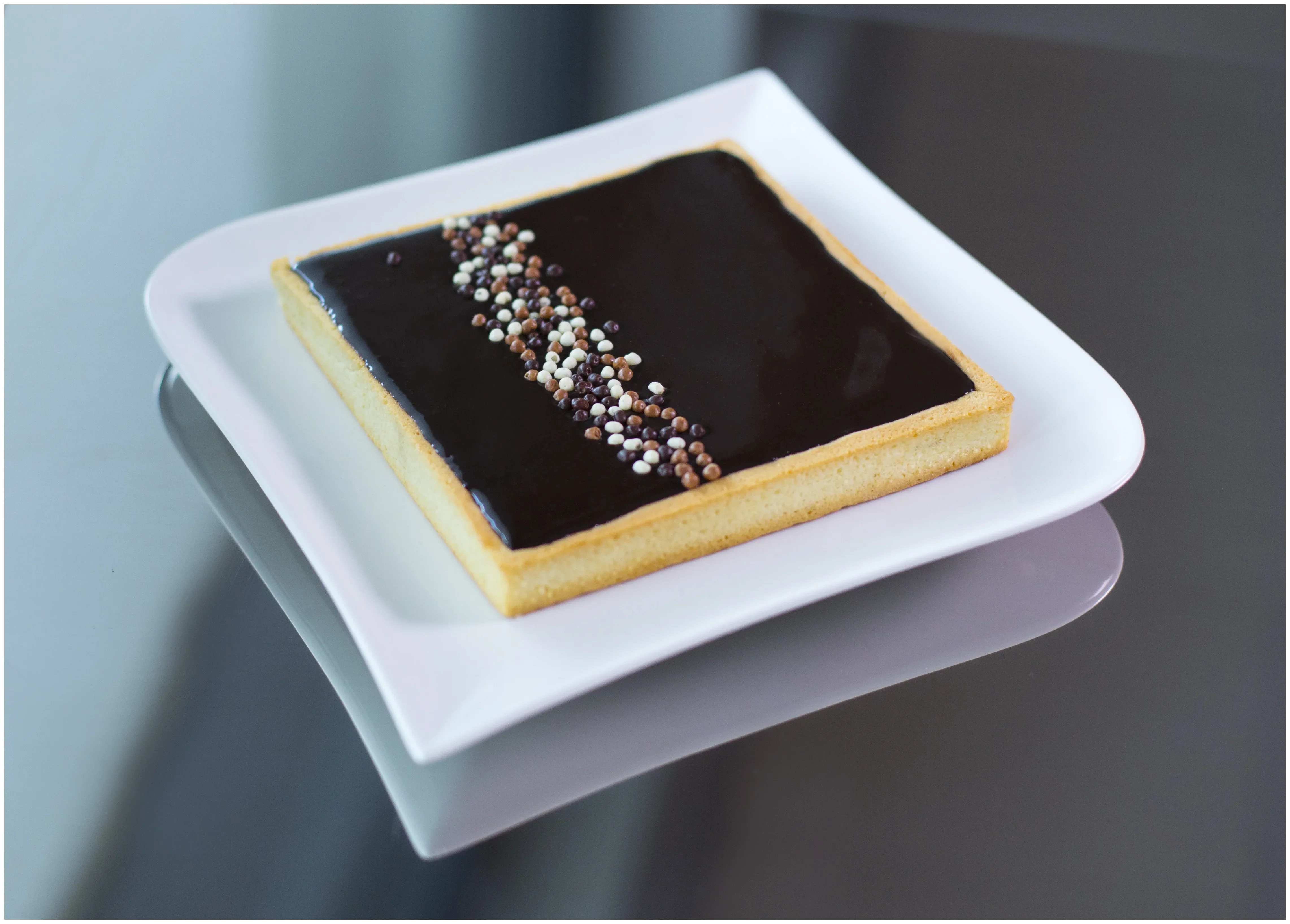 Čtvercový cukrářský ráfek 12 x 12 cm / DE BUYER