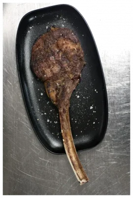 CLUB Obdélníkový talíř 36 x 21 cm černý / REVOL
