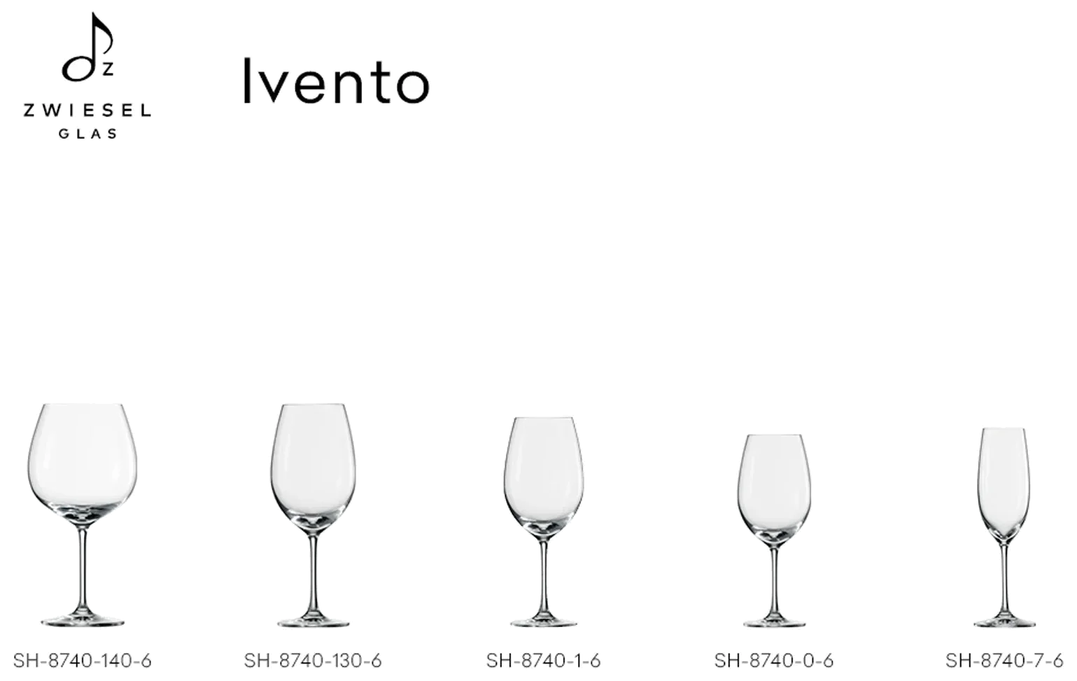 IVENTO Sklenice na víno 349 ml, sada 6 ks / SCHOTT ZWIESEL