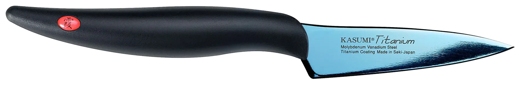 TITANIUM Japonský nůž na zeleninu 8 cm modrý / KASUMI