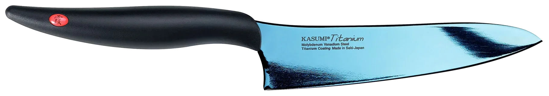 TITANIUM Japonský kuchařský nůž 13 cm modrý / KASUMI