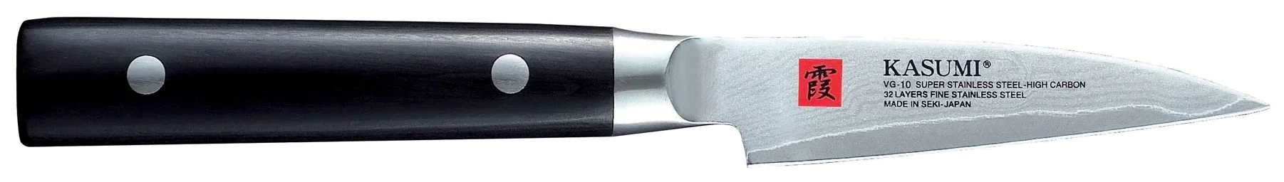 DAMASCUS Japonský carvingový nůž / vykrajování oček 8 cm z damaškové oceli/ KASUMI