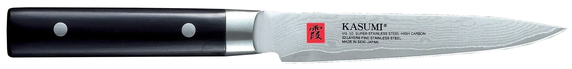 DAMASCUS Krátký japonský univerzální nůž 12 cm z damaškové oceli / KASUMI