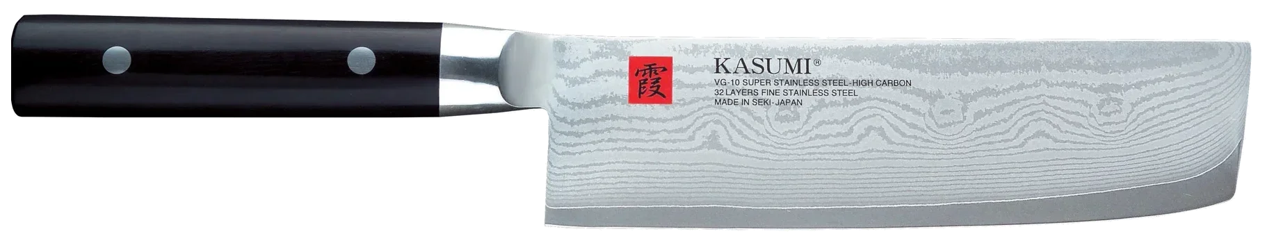 DAMASCUS Japonský nůž Nakiri 17 cm z damaškové oceli / KASUMI