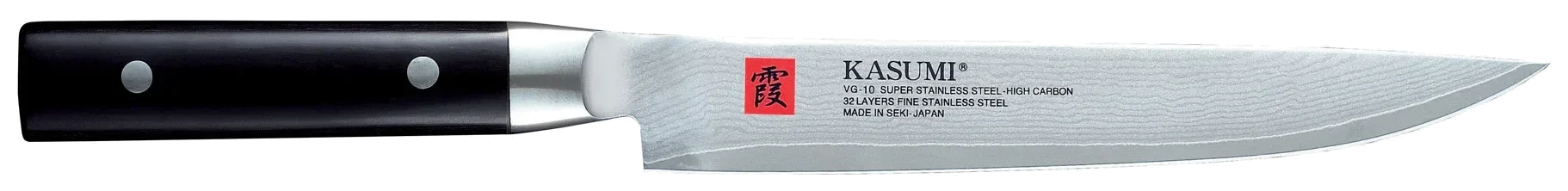 DAMASCUS Úzký japonský kuchyňský nůž 20 cm z damaškové oceli / KASUMI
