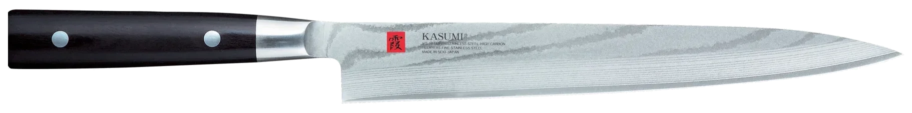 DAMASCUS Japonský nůž Yanagi - Sashimi 24 cm z damaškové oceli / KASUMI