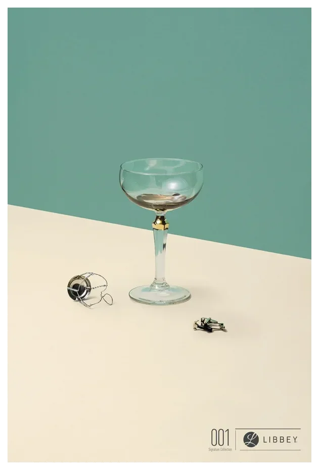 SIGNATURE 001 Sklenice Imperfect Gold Coupe 250 ml / ONIS