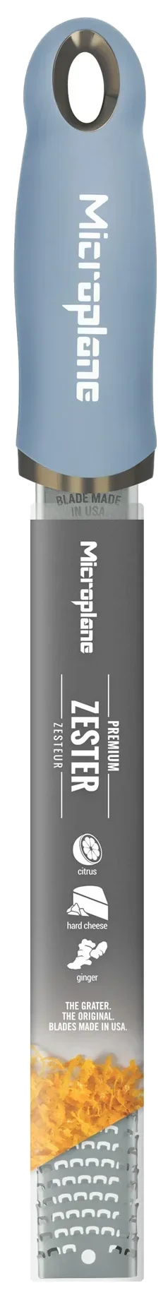 PREMIUM CLASSIC Světle modré struhadlo Zester / MICROPLANE